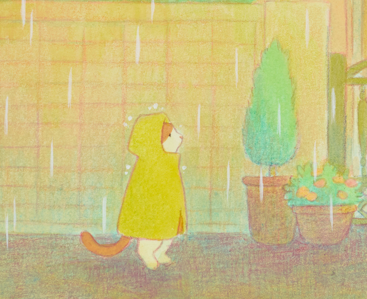 原画『雨だけが見ていた』