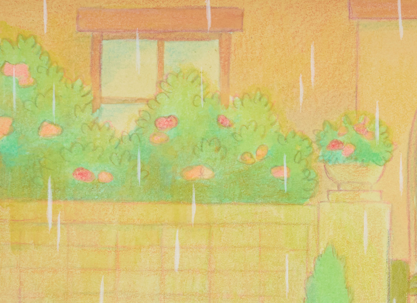 原画『雨だけが見ていた』
