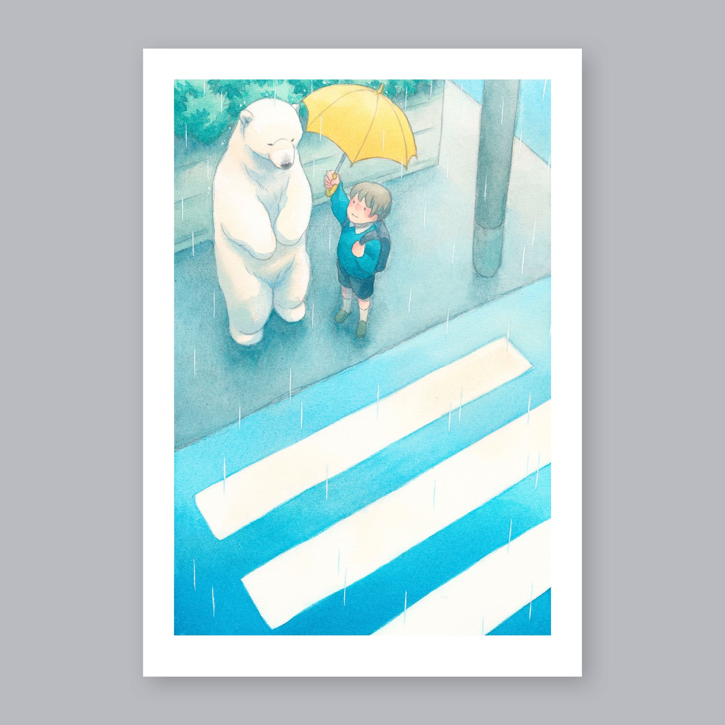 複製原画『一緒に渡ろう』