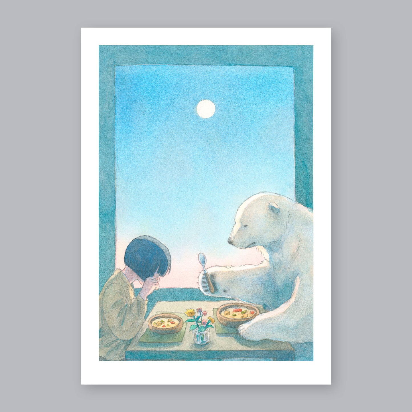 複製原画『すくわれなかった気持ちだけ』