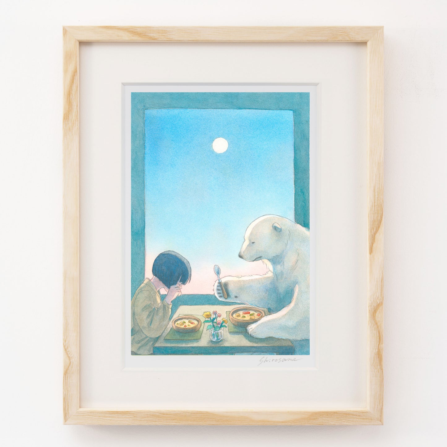 複製原画『すくわれなかった気持ちだけ』