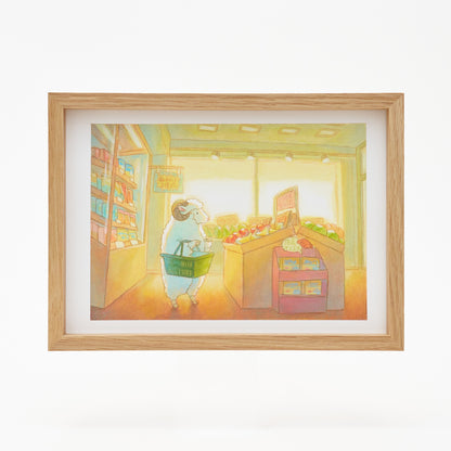 原画『何を買いに来たんだっけ』