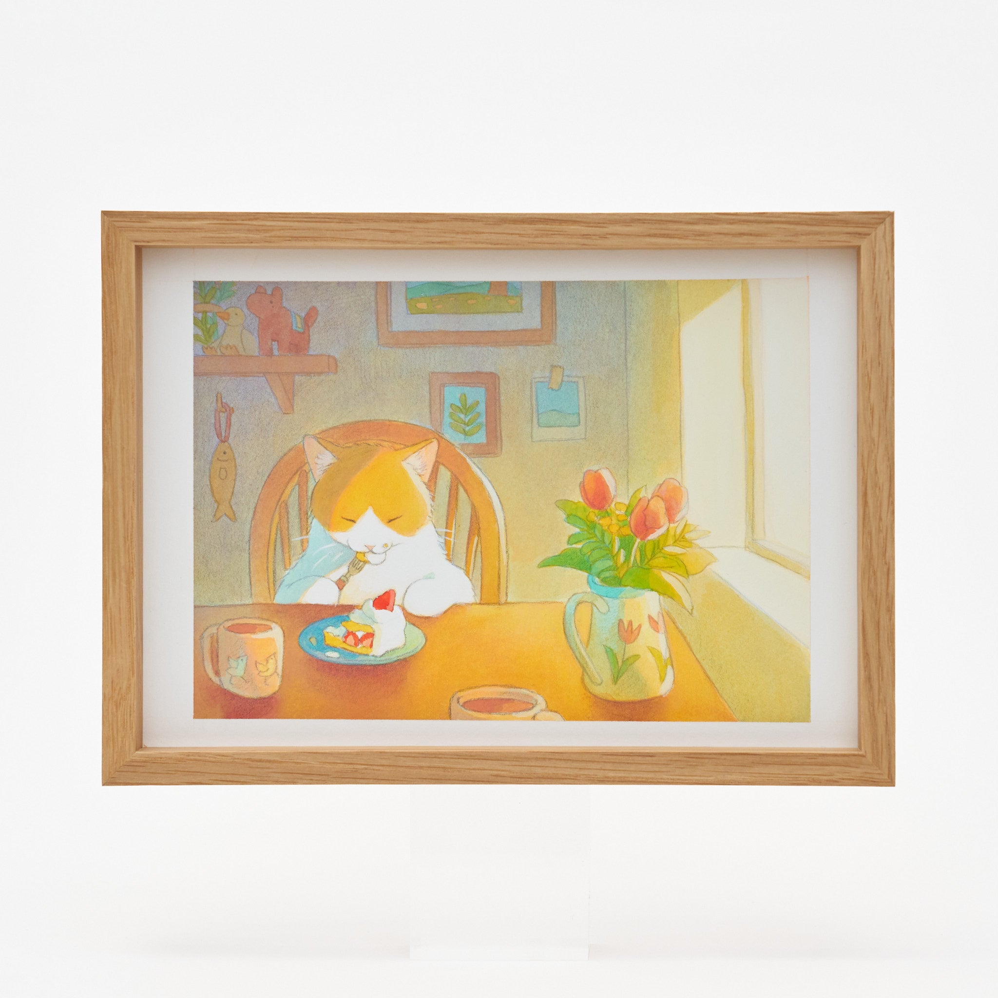 アクリル画　さすらうシロクマ しろさめ / Shirosame ｜ Official Store – CAT'S FOREHEAD