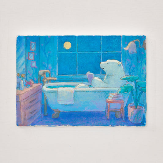 原画『深くさびしい夜の底で君は何を想うの』